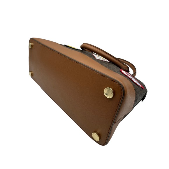 NWT - Michael Kors MK Aspen patches - Emmy Lg dome Satchel / Bag / Purse - Picture 7 of 7